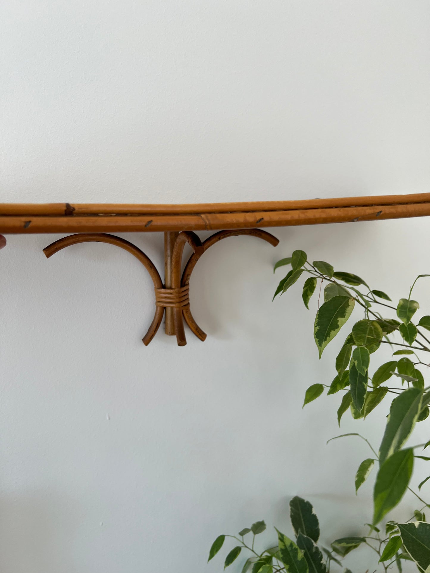 Vintage Bamboo Shelf