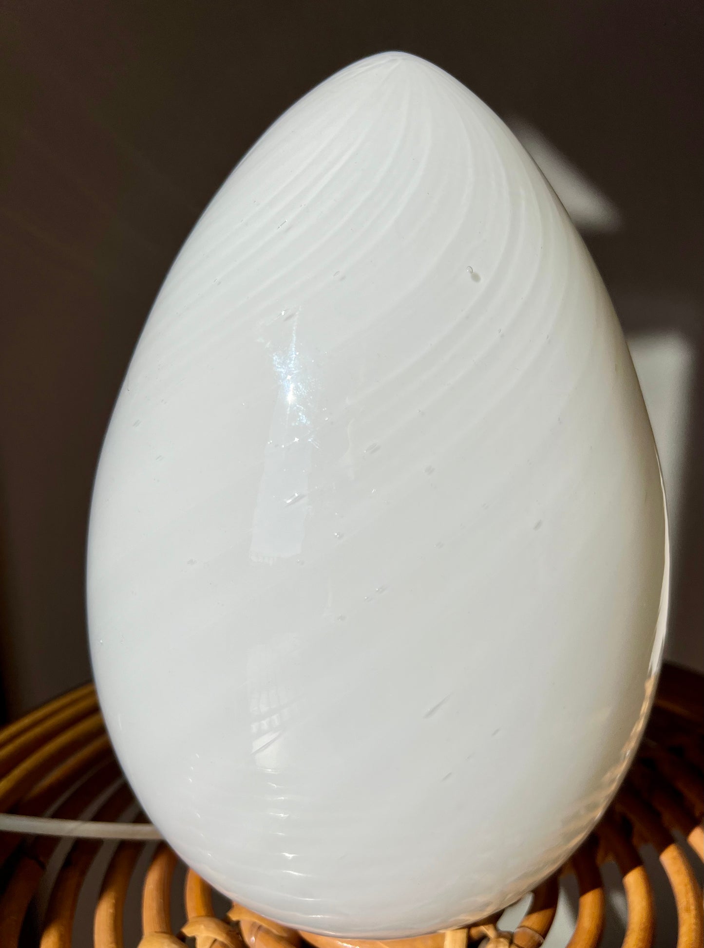 Vintage egg lamp