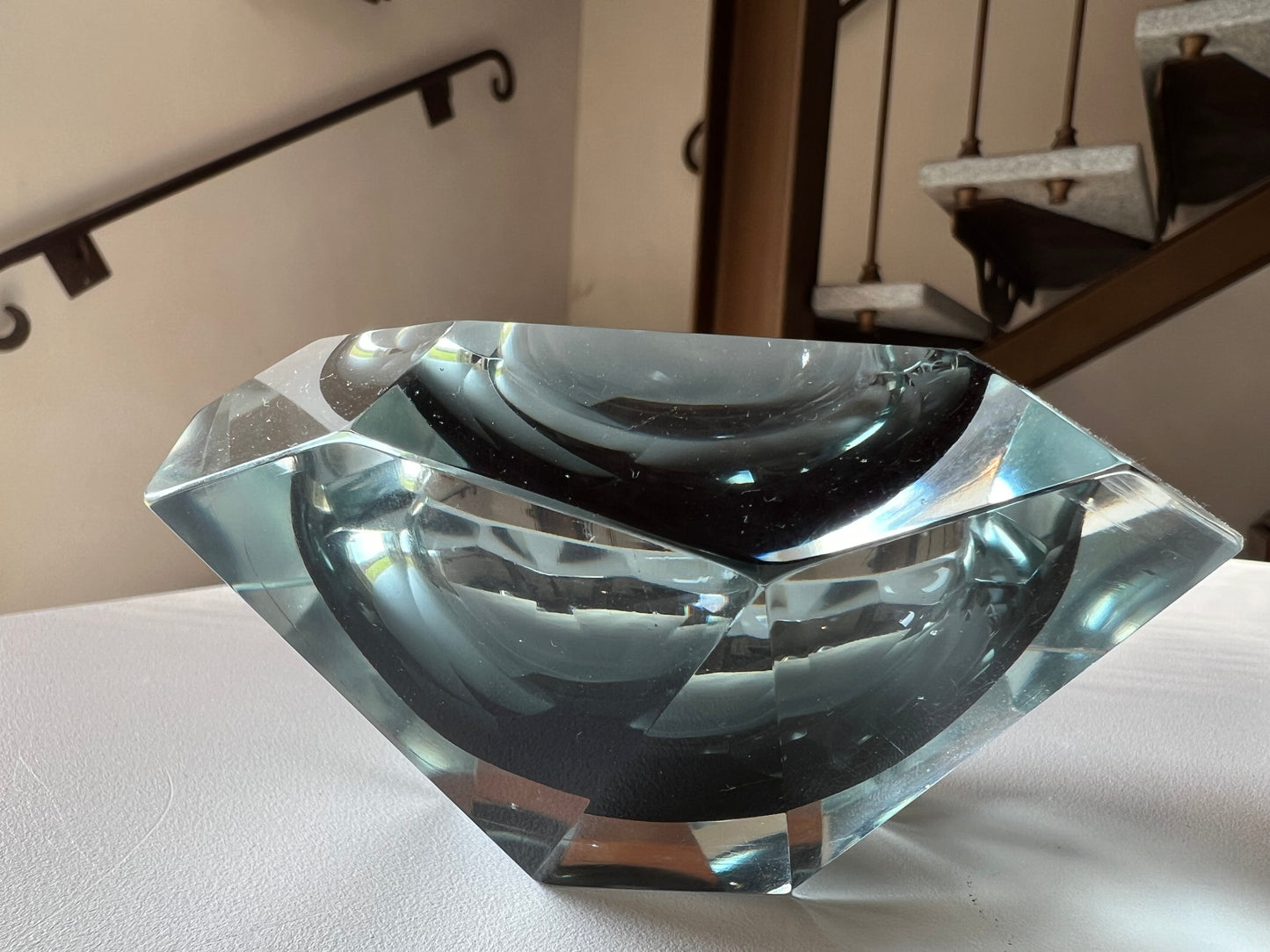 Grey Murano ashtray/bowl